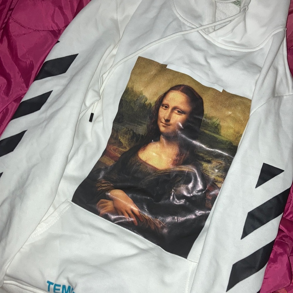 Off-white hoodie worn once